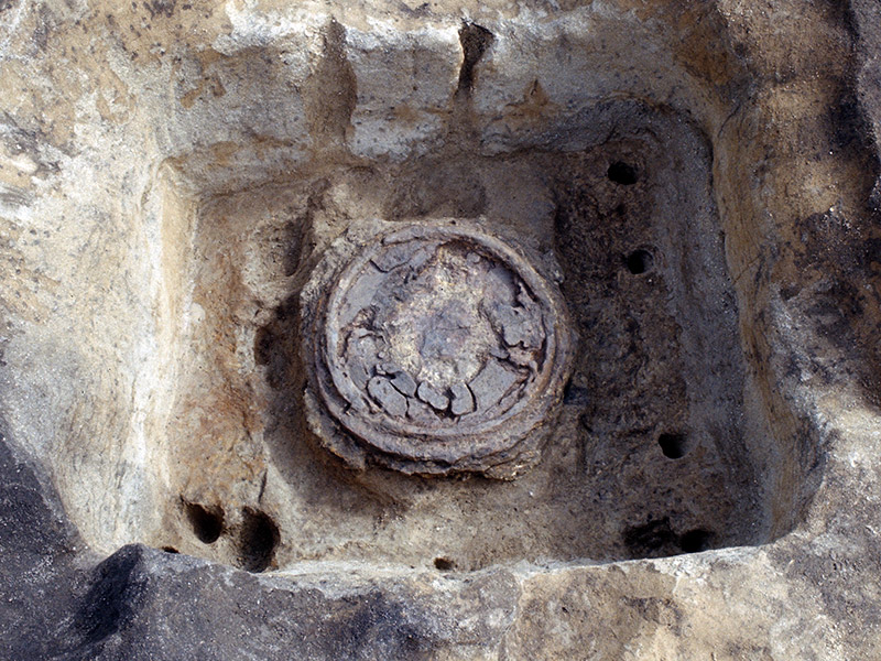 平安時代中期の梵鐘鋳造坑