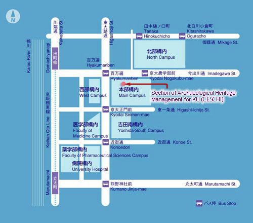 Yoshida Campus map