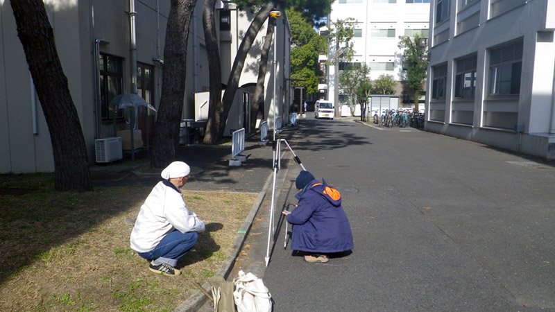 GPSによる国土座標計測