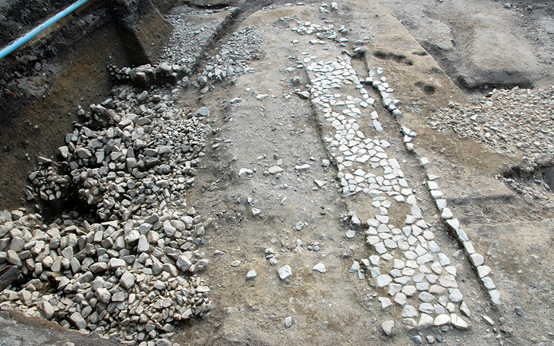 鎌倉時代の邸宅跡