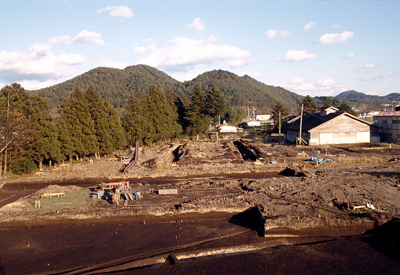 美月遺跡・調査範囲の全景