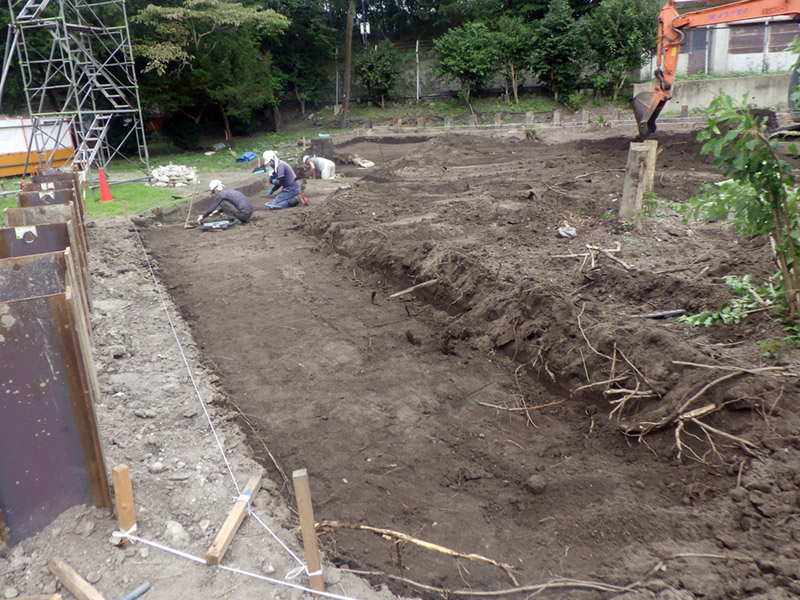 調査区北辺（西から）