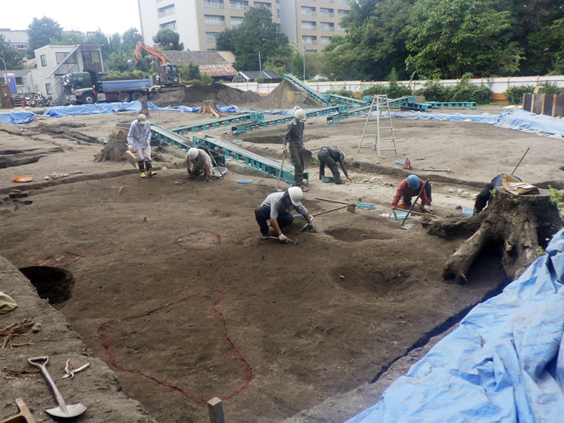 調査風景（北東から）