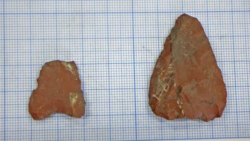 出土している石器